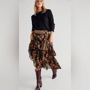 Free People Sawyer Maxi Skirt